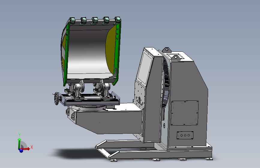 NC2500-0000L型变位机总装