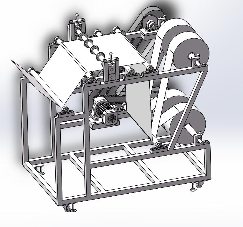 熔喷布输送分切机设备