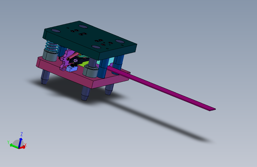 级进冲压模具 x_t格式