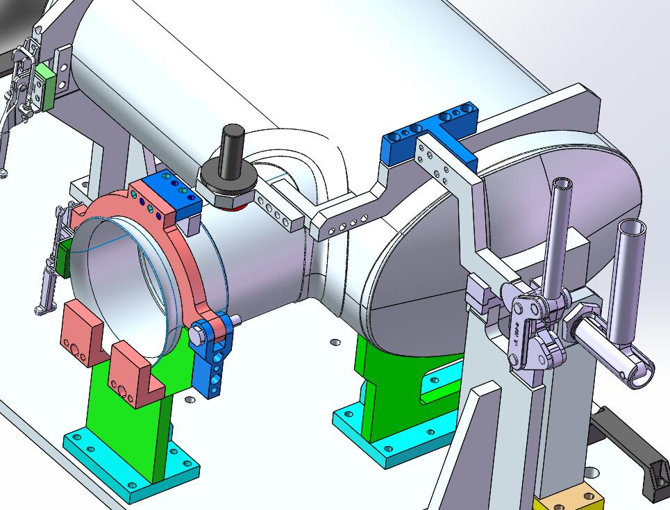 手动箱体焊接工装夹具