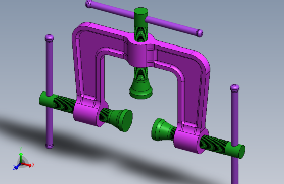 三向C型夹钳 sw21