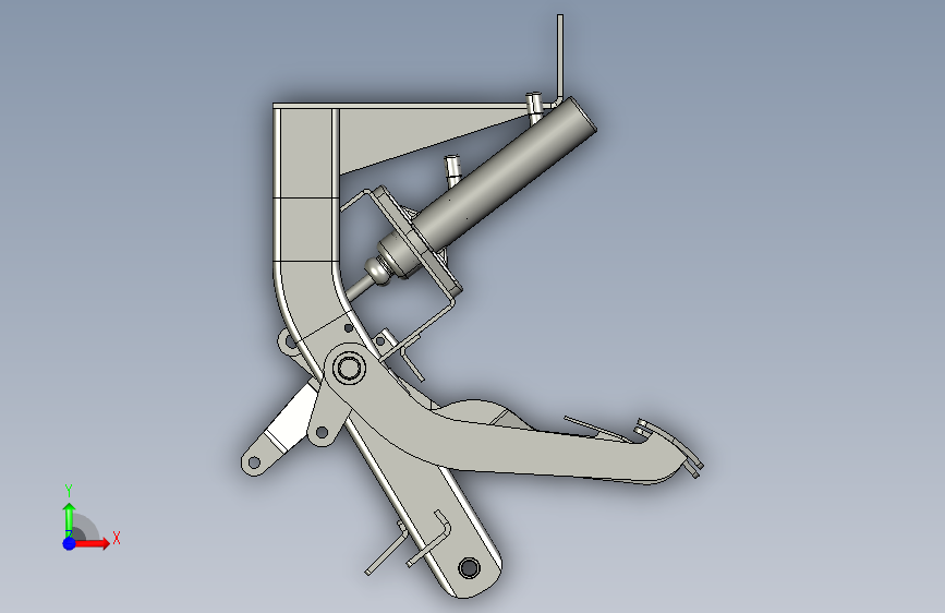 汽车踏板支架总成