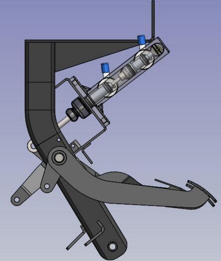 汽车踏板支架总成