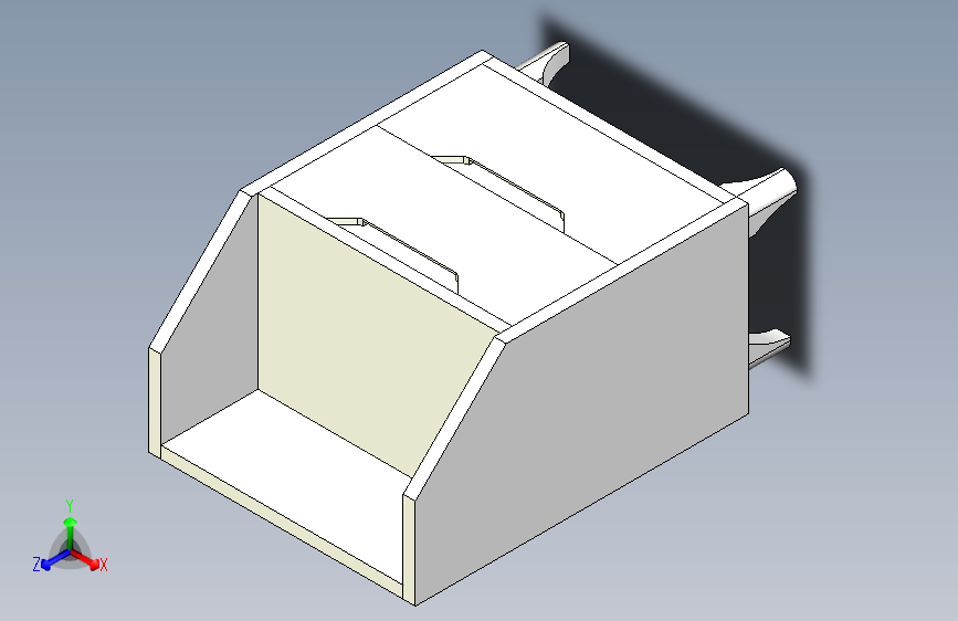 北欧床头柜三维模型