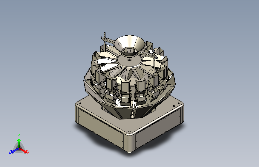 标准小十四头组合秤
