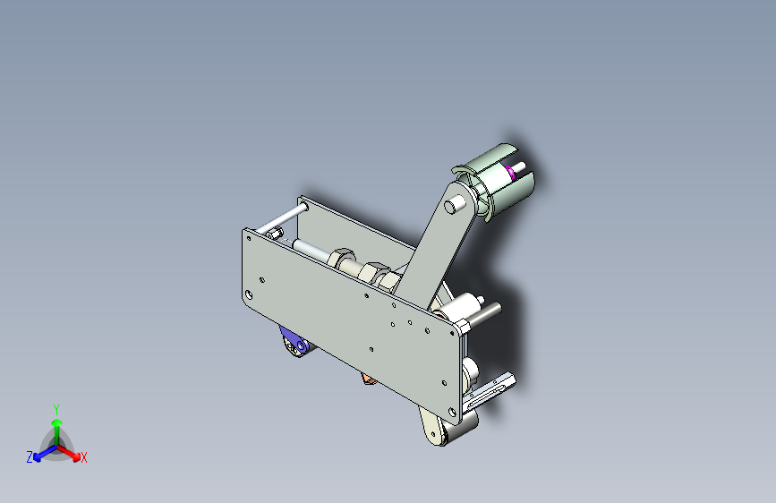 胶带自动放料机设计