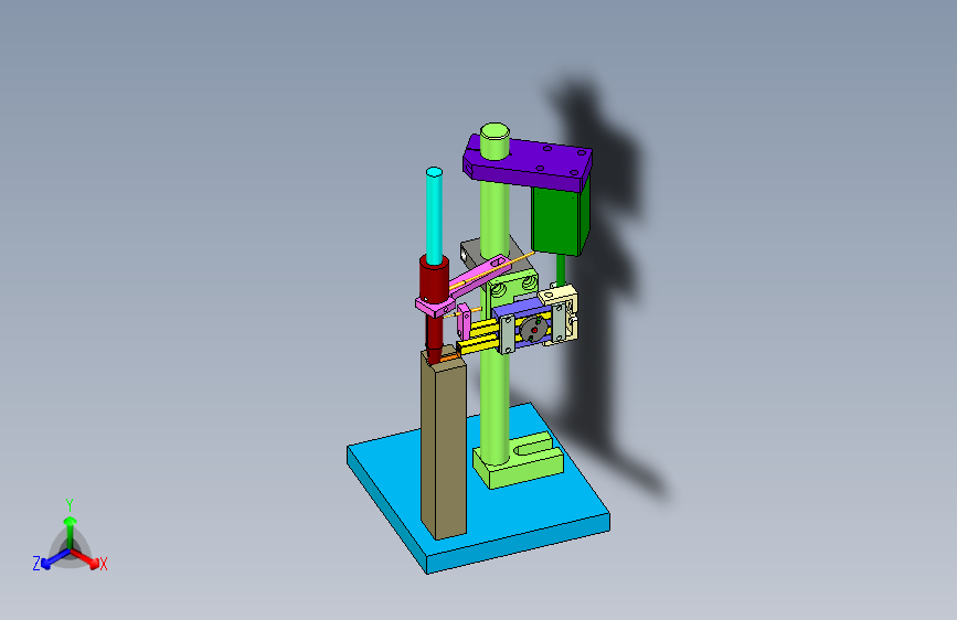 金属薄片点焊机构设计