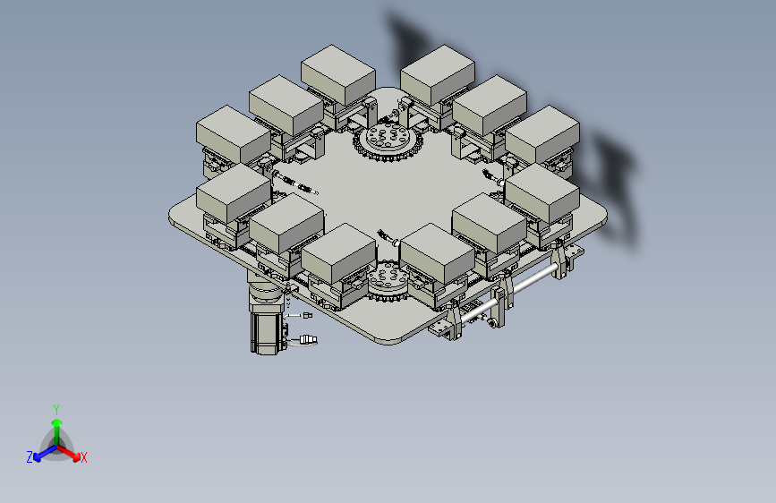 矩形链条环形导轨