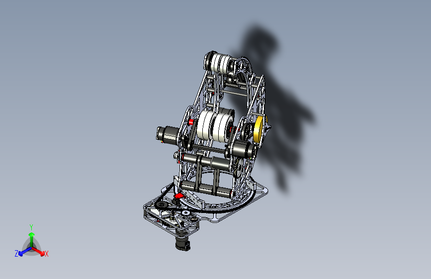 可调节射击设计在炮塔