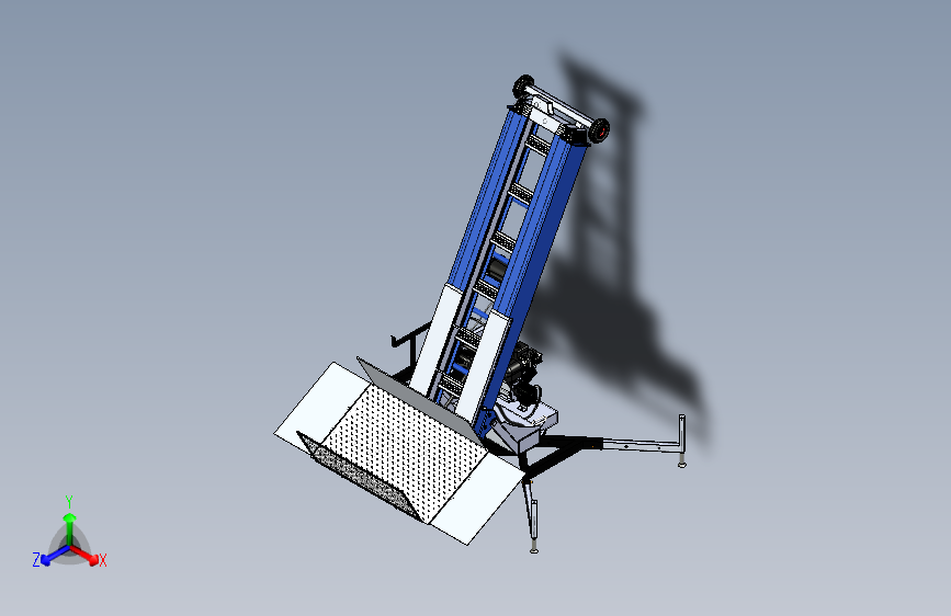 可移动伸缩升降器