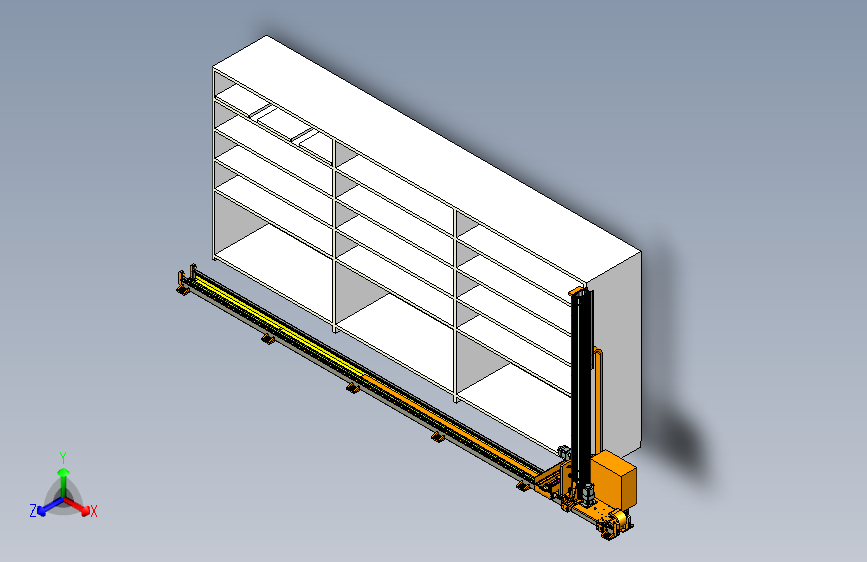立体库堆高穿梭车