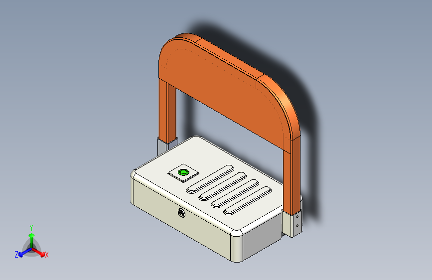 远程车位锁图纸