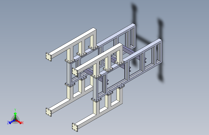 立体模具存放台架