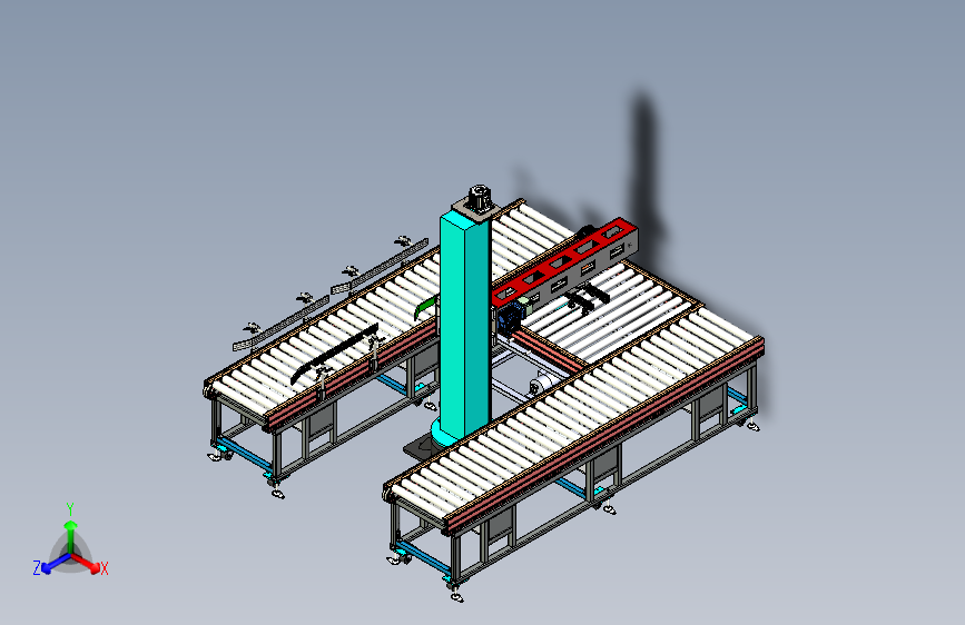 立柱码垛机立柱搬运系统