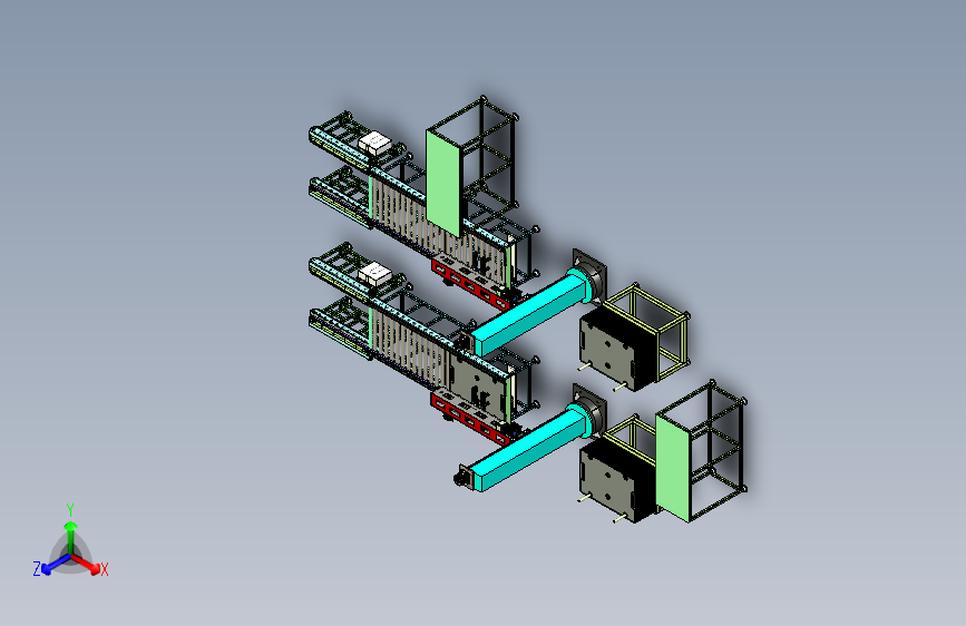立柱码垛输送线 立柱码垛案例