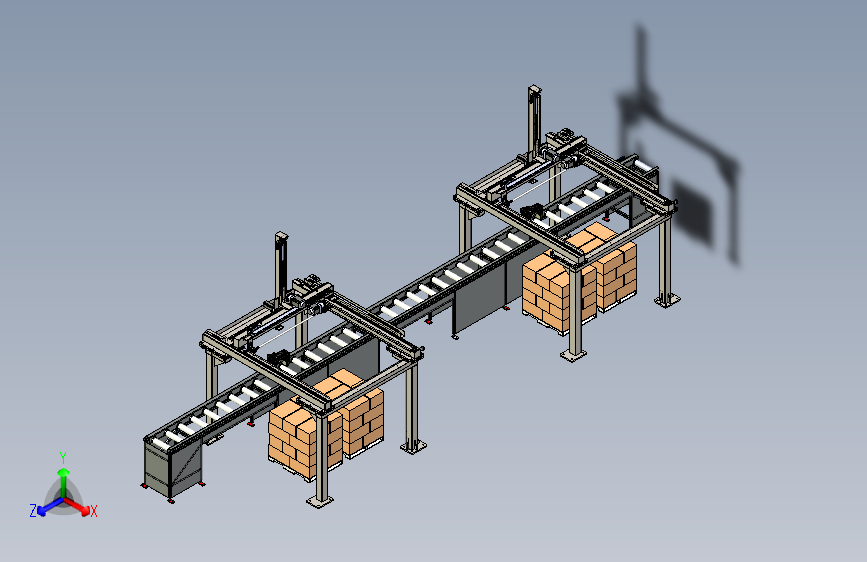 龙门桁架搬运机械手