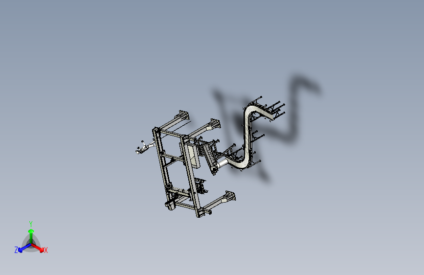 龙门桁架抓取流水线