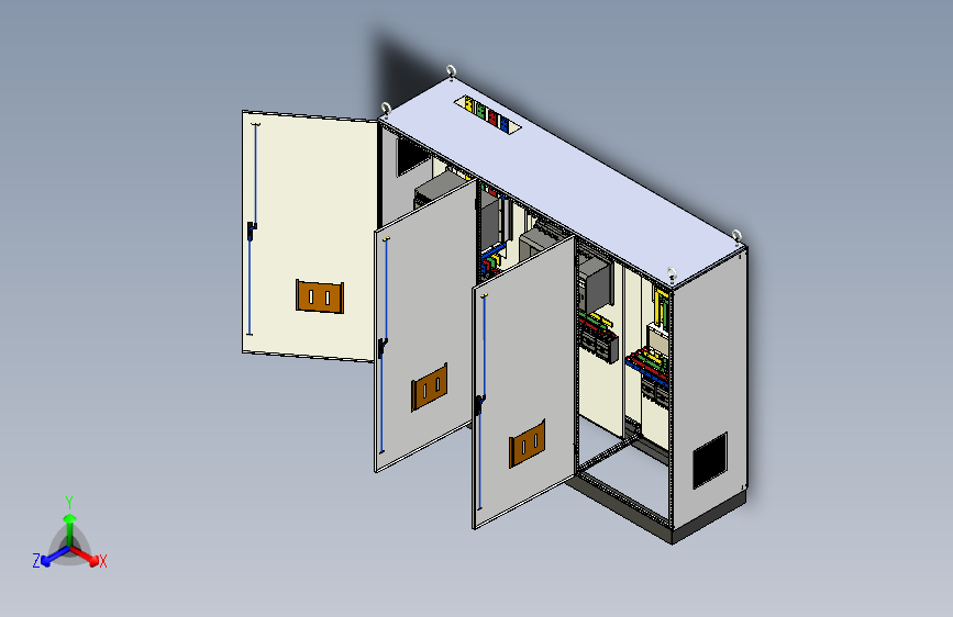 三柜组装双电源柜
