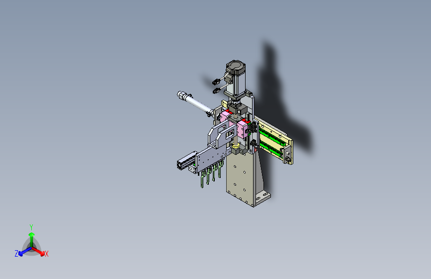 三轴上下料装配机械手