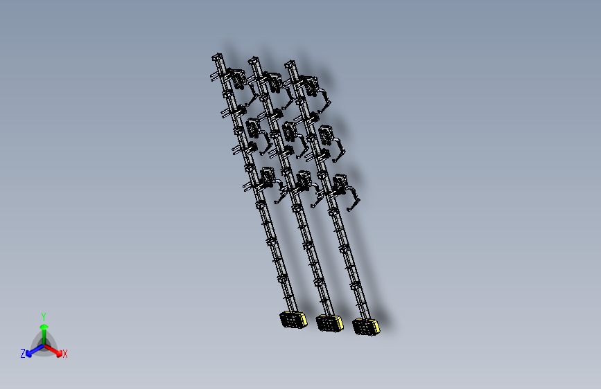 石灰石破碎机与AGV运输组合模拟