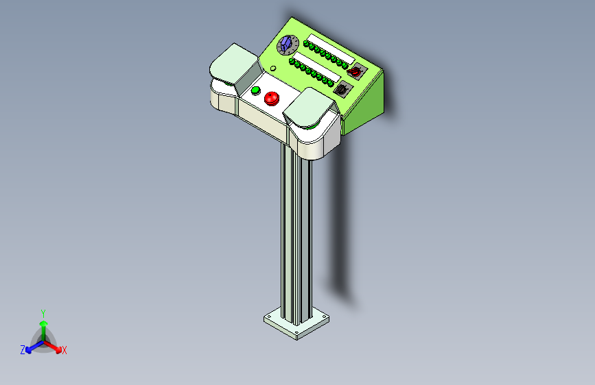 手动操作控制中心模型设计