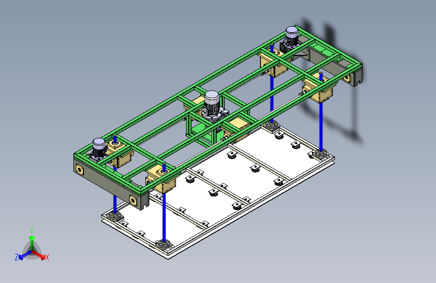 丝杆升降板材夹具