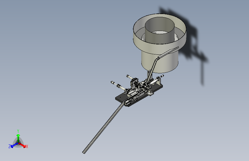 铁件振动盘上料结构