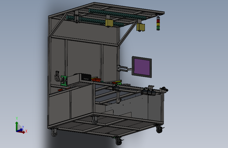 汽车内饰件EOL检测站