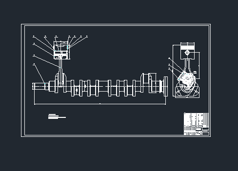 发动机活塞连杆及曲轴设计772275