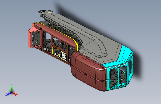 扶手箱框架784973