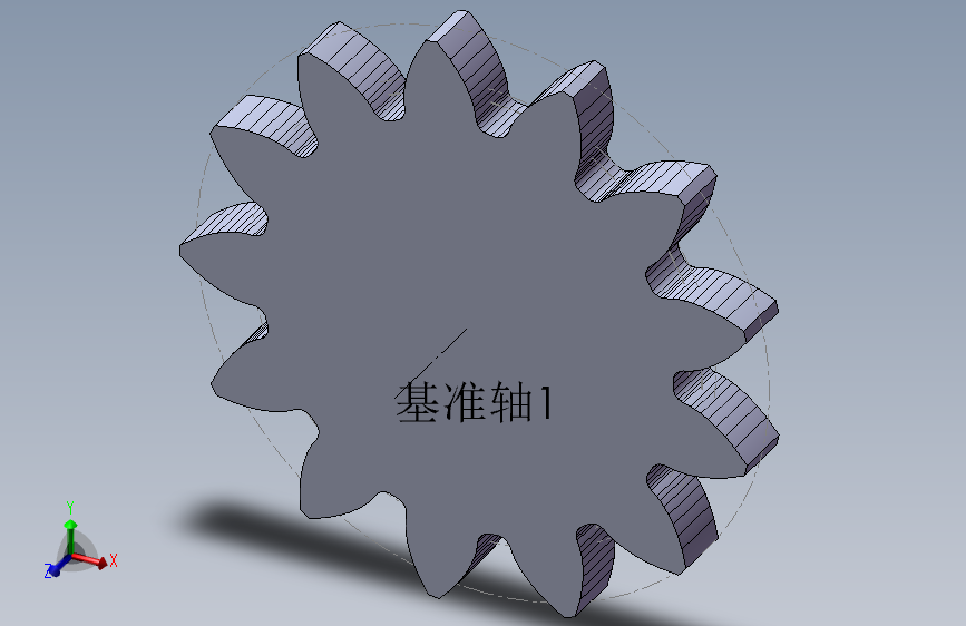 齿轮 齿数13 模数12 压力角20 分度圆156 齿顶192 齿根138 变位0.5