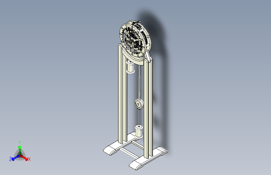 B2002517-木制祖父钟挂钟