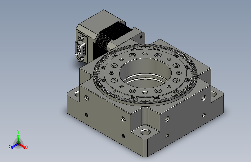B2002520-CNC 旋转台分度盘