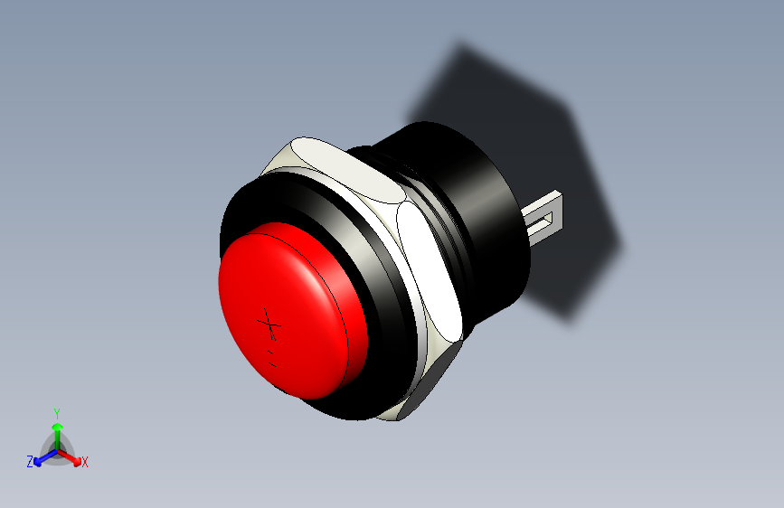 B2002559-16 毫米 临时按钮