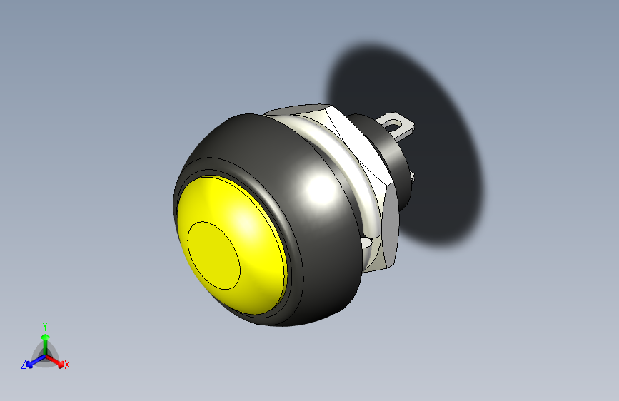 B2002572-12mm 立即响应凸顶按钮