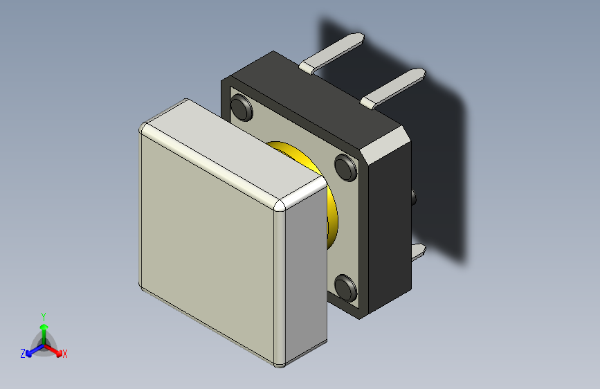 B2002644-B3F 按钮 12x12x7