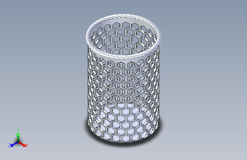 B3002155-蜂窝铅笔盒