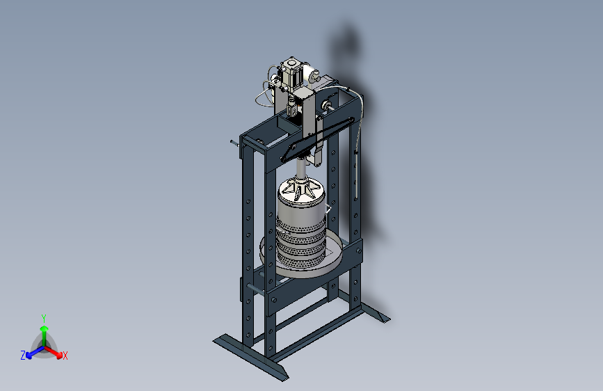 B3002247-用于分离液体和固体的液压机