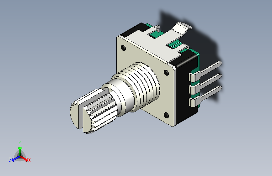 B3002286-创想三维 Ender 3-V2 DWIN 屏幕模型印刷电路板