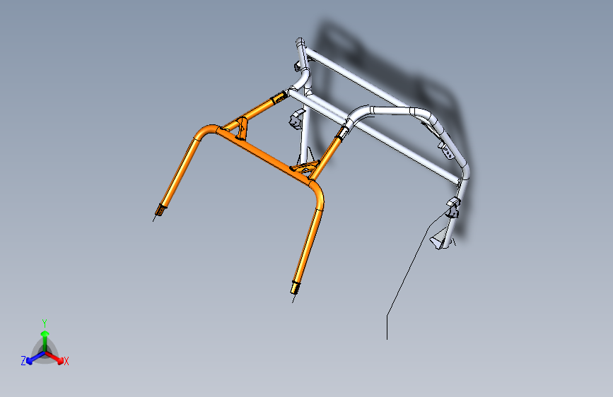 B3002318-北极星RZR 800卡丁车越野车钢管车