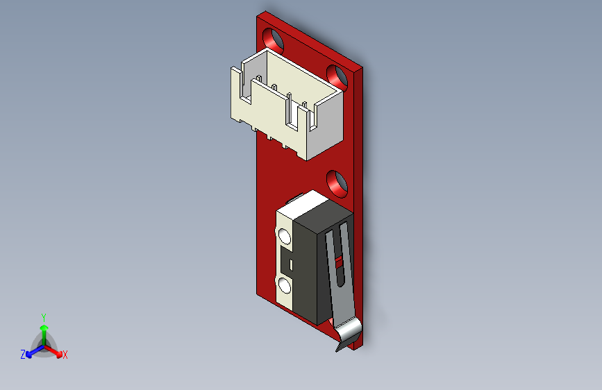 B3002321-限位开关微型开关 1A 125VAC 由 Makerbot 设计