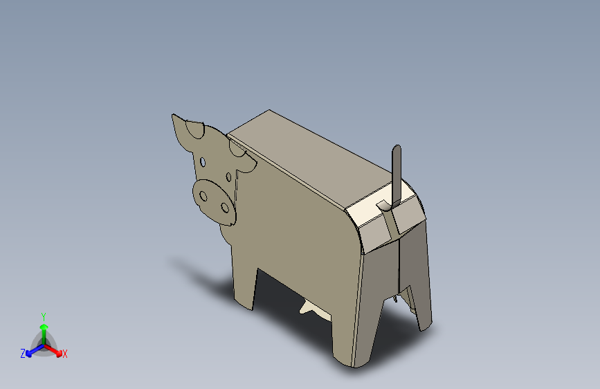 B3002330-不锈钢奶牛激光切割