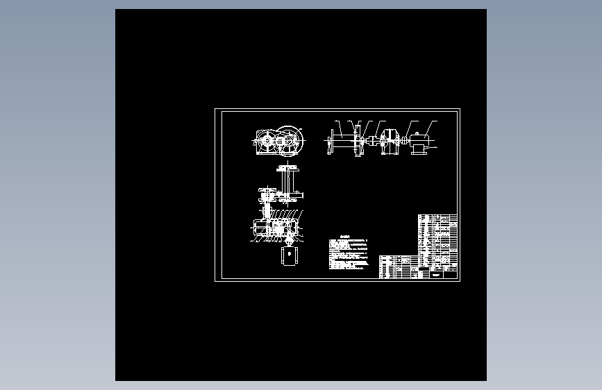 电动绞车的传动装置设计及卷筒轴的加工工艺
