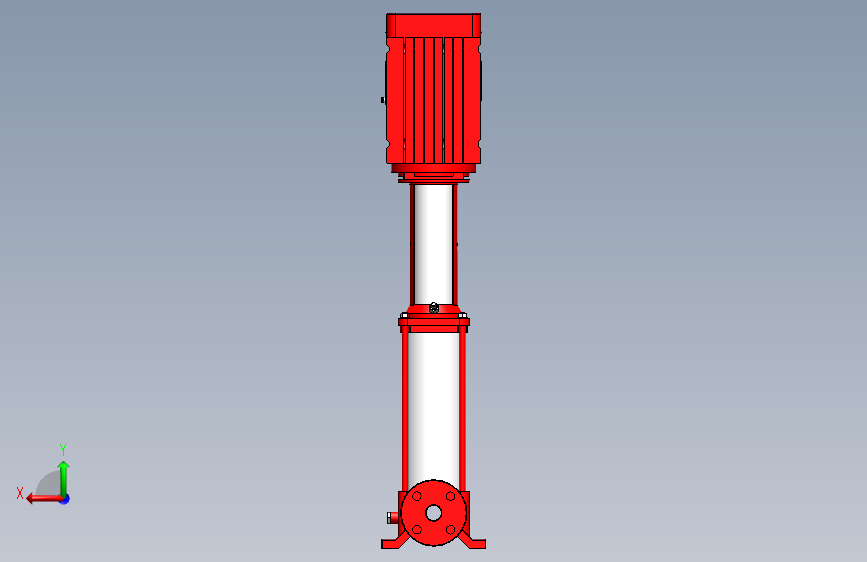 立式多级消防泵-DIN法兰[XBD-12.2(1.0)-SL5-20]
