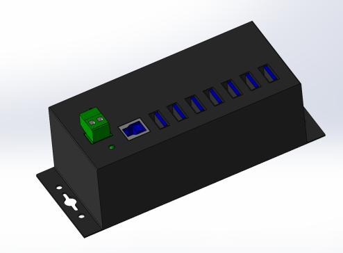A2002845-7口工业USB 3.0集线器