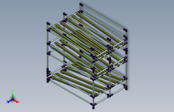 线棒架精益架流利条货架