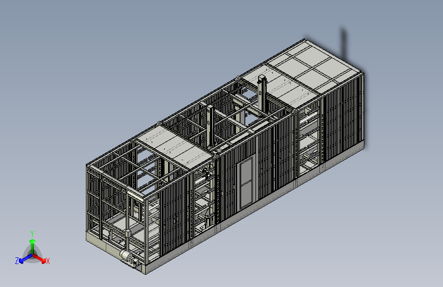 箱体内桁架搬运