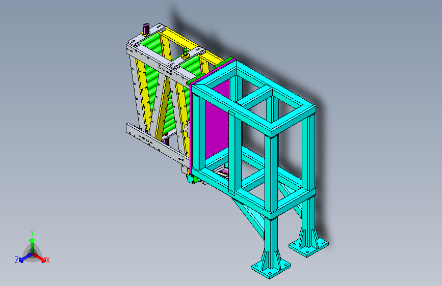 斜面式辊筒圆棒上料机