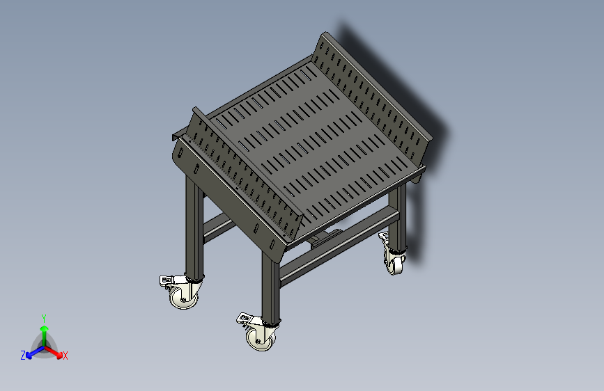 斜坡式流水线框架模组