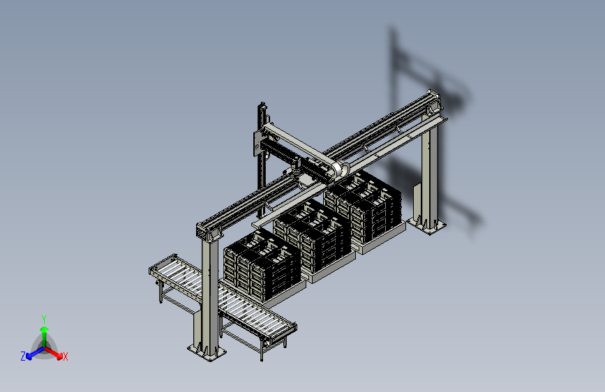 悬臂式机械手码垛方案